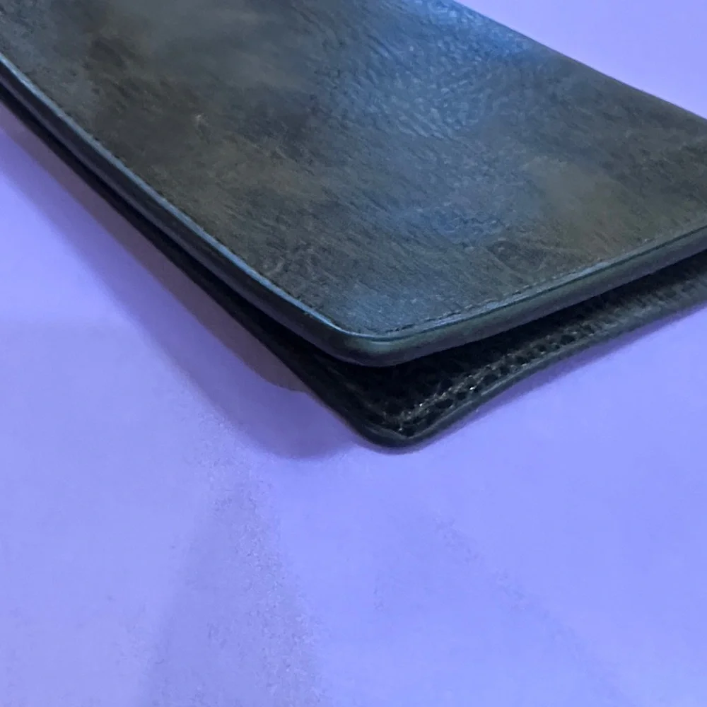 Jeep Black/Brown Leather Card Holder